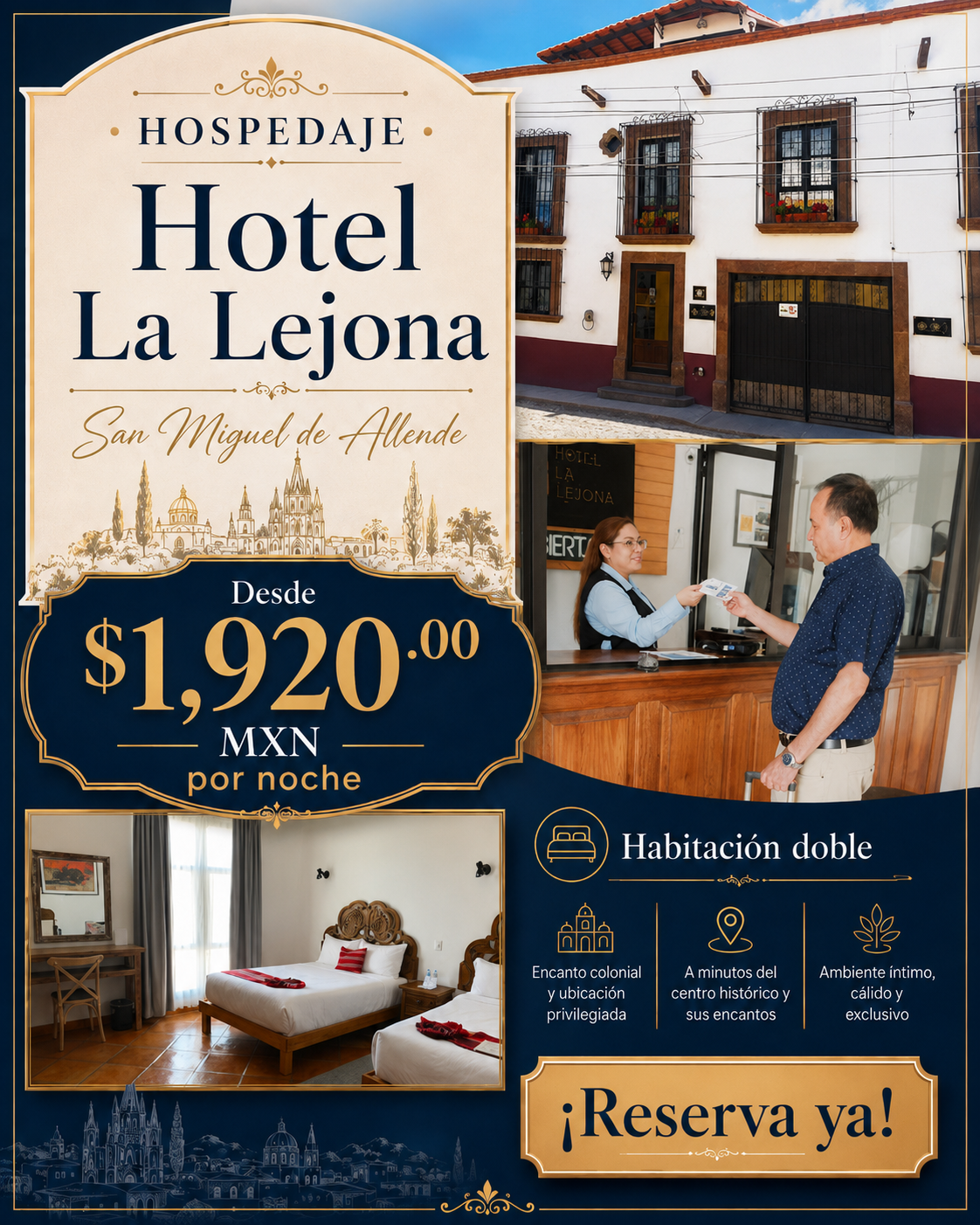 Flyer Hotel La Lejona San Miguel de Allende